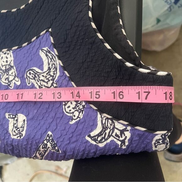 Bob Mackie Animal Print Sketch Wearable Art Blue and Black Dress - Picture 16 of 16